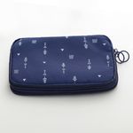 Wasserdichter Reiseorganizer – Tasche für Reiseunterlagen – dunkelblau