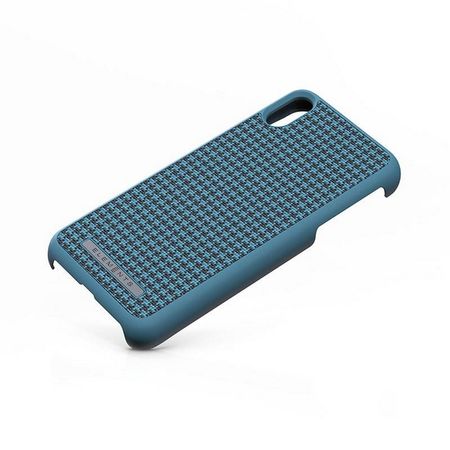 NORDIC ELEMENTS Custodia IDUN Per IPhone XS/X - Protezione Sottile In Policarbonato Con Inserti In Tessuto Danese (Nero/Bianco)