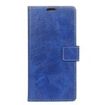 Samsung Galaxy S10 Handyhülle - Crazy Horse III Leder Series Case - blau