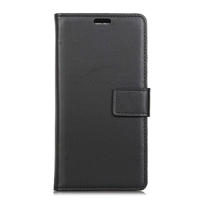 Samsung Galaxy S10 Handy Hülle - Classic II Leder Bookcover Series - schwarz