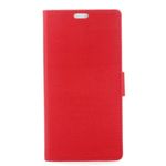 Wiko Sunny 3 Mini Handy Hülle - Classic III Leder Bookcover Series - rot