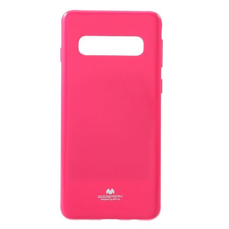 Goospery - Samsung Galaxy S10 Handy Hülle - TPU Soft Case - Pearl Jelly Series - pink