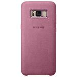 Samsung - Galaxy S8 Plus Case - Hülle aus Plastik - Alcantara Cover - EF-XG955APEGWW - pink