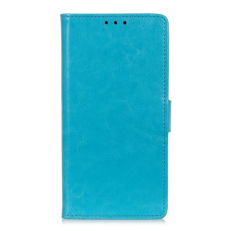 Samsung Galaxy S10 5G Handyhülle - Crazy Horse Leder Bookcover Series - blau