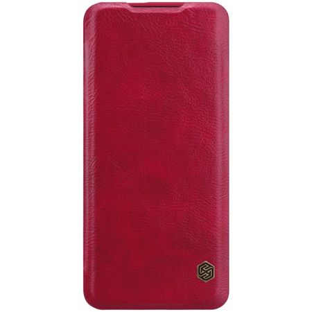 Nillkin - OnePlus 7 Pro Hülle - Leder Book Case - Qin Series - rot