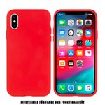 Goospery - iPhone XS/X Handyhülle - Case aus Silikon - Silicone Case Series - rot