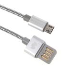 Goospery - Micro USB Lade- und Datenkabel (1m) - Metallic Series - silber