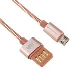 Goospery - Micro USB Lade- und Datenkabel (1m) - Metallic Series - rosegold