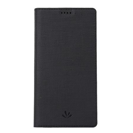 Vili Dmx - Xiaomi Mi Mix 3 Hülle - Case aus Leder - mit Standfunktion - schwarz