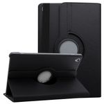 Huawei MediaPad M6 10.8 Hülle - 360° rotierbares Case aus Leder - schwarz