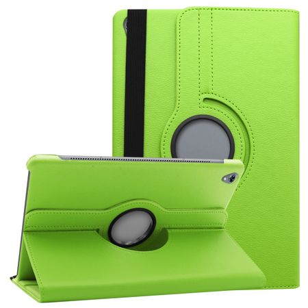 Huawei MediaPad M6 10.8 Hülle - 360° rotierbares Case aus Leder - grün