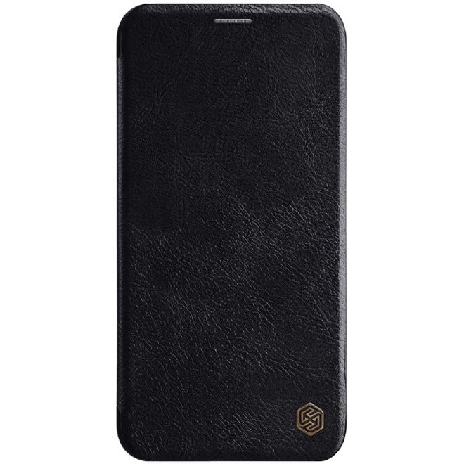 Nillkin - iPhone 11 Pro Max Hülle - Leder Book Case - Qin Series - schwarz