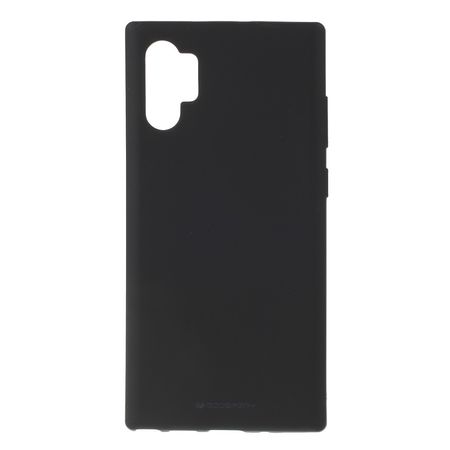 Goospery - Samsung Galaxy Note 10+ / Note 10+ 5G Hülle - TPU Softcase - SF Jelly Series - schwarz