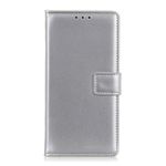 Huawei Mate 30 Handy Hülle - Classic II Leder Bookcover Series - silber