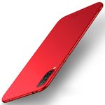 Mofi - Xiaomi Mi A3 Handyhülle - Schlanke Hülle aus Hartplastik - Shield Series - rot