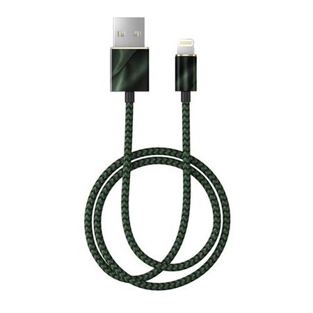 iDeal of Sweden - Lightning Lade- und Datenkabel - MFI zertifiziert - 1m lang - Emerald Satin