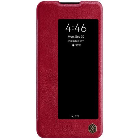 Nillkin - Huawei Mate 30 Hülle - Leder Book Case - Qin Series - rot