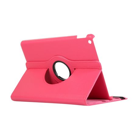 iPad 10.2 Hülle - 360° rotierbares Case aus Leder - pink
