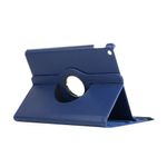 iPad 10.2 Hülle - 360° rotierbares Case aus Leder - dunkelblau