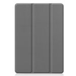 iPad 10.2 Hülle - Dreifach faltbares Leder Case - grau