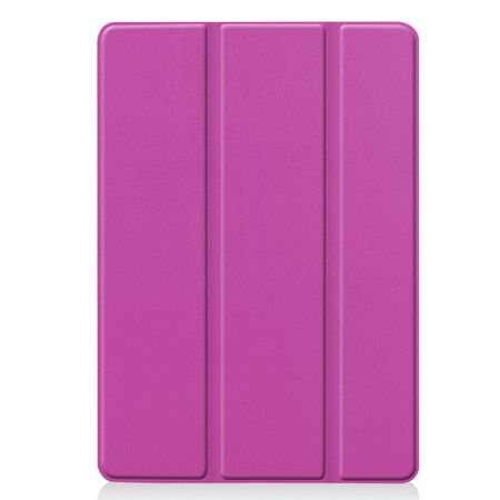 iPad 10.2 Hülle - Dreifach faltbares Leder Case - purpur