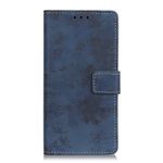 Samsung Galaxy A90 5G Handyhülle - Vintage Leder Bookcover Series - blau