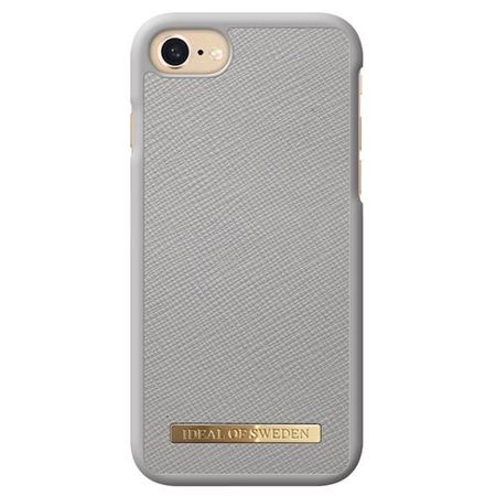 iDeal of Sweden - iPhone SE (2022) / SE (2020) / 8 / 7 / 6S / 6 Hülle - Fashion Case Saffiano - hellgrau