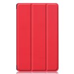 Huawei MediaPad M6 8.4 Hülle - Dreifach faltbares Leder Case - rot