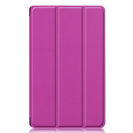Huawei MediaPad M6 8.4 Hülle - Dreifach faltbares Leder Case - purpur