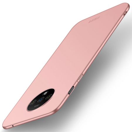 Mofi - OnePlus 7T Handyhülle - Schlanke Hülle aus Hartplastik - Shield Series - rosegold