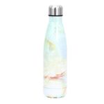 MU Style - Trinkflasche aus Edelstahl (500ml) - wiederverwendbar & nachhaltig - Green Marble