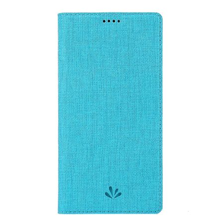 Vili Dmx - HTC Desire 19+ Hülle - Case aus Leder - mit Standfunktion - blau