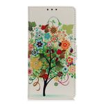 Xiaomi Mi Note 10 / Note 10 Pro Handy Hülle - Leder Bookcover Image Series - farbiger Baum