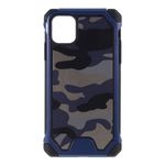 iPhone 11 Pro Hülle - Schockresistentes Hardcase mit Tarnmuster - Camouflage blau