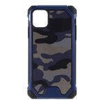 iPhone 11 Pro Max Hülle - Schockresistentes Hardcase mit Tarnmuster - Camouflage blau