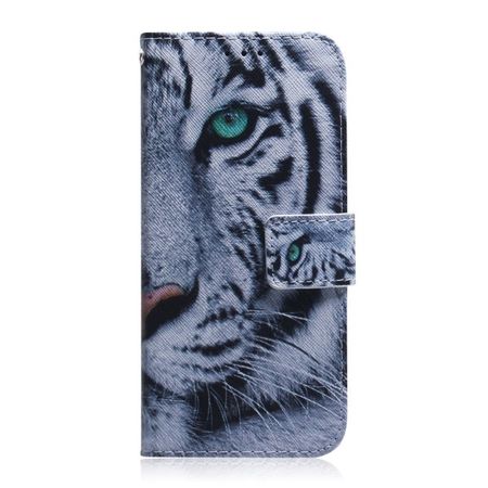 Samsung Galaxy A51 Handy Hülle - Leder Bookcover Image Series - Tiger