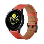 Smartwatch Ersatzarmband mit Quick Release (Echtleder, 20 mm), universell - GL Series - rot