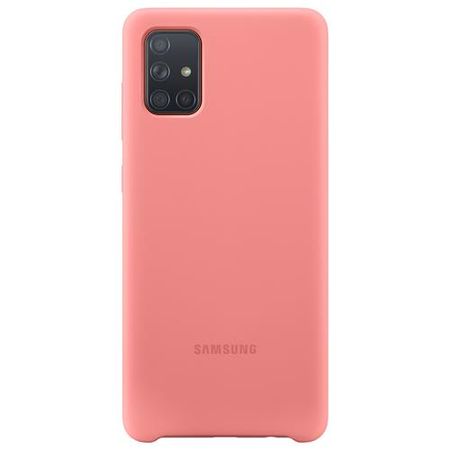 Samsung - Original Galaxy A71 Hülle - Silicone Cover - pink