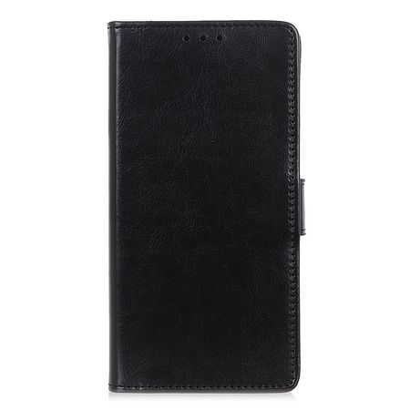 Samsung Galaxy S20 Handyhülle - Crazy Horse Leder Bookcover Series - schwarz