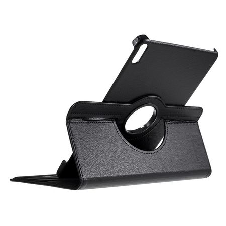 Huawei MatePad Pro Hülle - 360° rotierbares Case aus Leder - schwarz