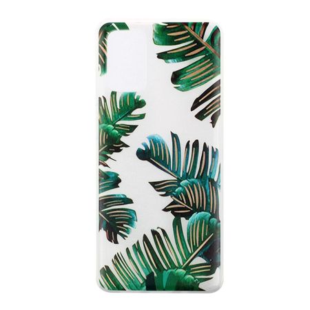 Samsung Galaxy S20+ Handyhülle - Softcase Image Plastik Series - grüne Blätter