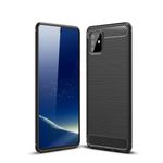 Samsung Galaxy Note 10 Lite Handyhülle - Carbon Fiber TPU Softcase Series - schwarz