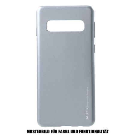 Goospery - Samsung Galaxy S20+ Handy Hülle - TPU Soft Case - i Jelly Metal Series - grau