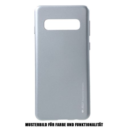 Goospery - Samsung Galaxy S20 Handy Hülle - TPU Soft Case - i Jelly Metal Series - grau