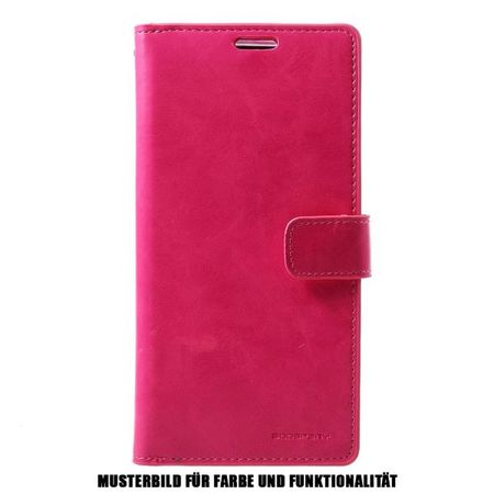 Goospery - Samsung Galaxy S20 Ultra Hülle - Leder Bookcover - Mansoor Diary Series - rosa