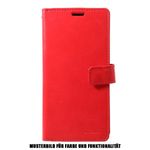 Goospery - Samsung Galaxy S20 Ultra Hülle - Leder Bookcover - Mansoor Diary Series - rot