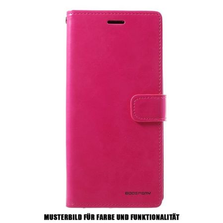Goospery - Samsung Galaxy S20 Hülle - Leder Bookcover - Bluemoon Diary Series - rosa