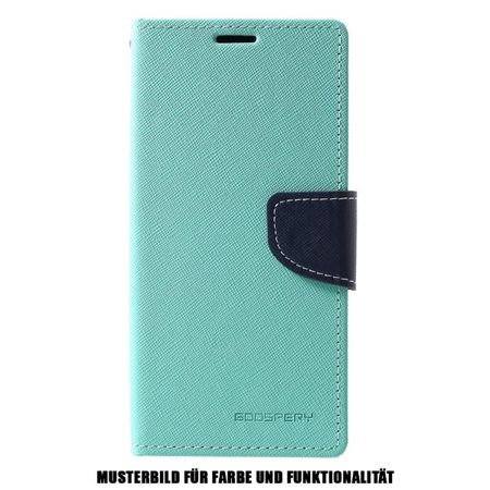 Goospery - Samsung Galaxy S20 Hülle - Handy Bookcover - Fancy Diary Series - mint/navy