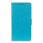 Huawei P40 Pro Handyhülle - Crazy Horse Leder Bookcover Series - blau