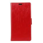 Xiaomi Redmi 8A Handyhülle - Crazy Horse Leder Bookcover Series - rot